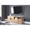59" Larstin TV Stand for TVs up to 63" Brown/Beige - Signature Design by Ashley: Media Storage, Entertainment Center - 2 of 3