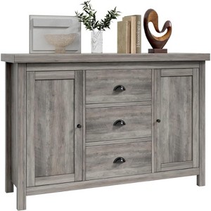Buffet Sideboards, Kitchen Storage Cabinet, Large Storage Sideboard With 3 Drawers and 2 Doors - 1 of 4