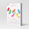 25ct LED C9 Classic Glow Indoor Outdoor Christmas String Lights with Green Wire - Wondershop™ - 4 of 4