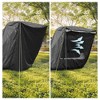Yescom Universal Tailgate Tent with Pole for SUV/Van/MPV/CUV Camping Travel Hatchback Awning Shade Mesh Net Waterproof Black - 2 of 4