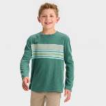 Boys' Long Sleeve Chest Striped T-Shirt - Cat & Jack™