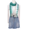 INSPIRE CHIC Women's Contrast Color Imitation Cashmere Ombre Fringe Soft Winter Warm Scarves 1Pc - 2 of 4