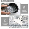 Washable Area Rug, Oriental Vintage Design, Soft Faux Wool Carpet, Non-Slip and Stain Resistant, Ideal for Living Room, Bedroom, Kitchen, Office - 4 of 4