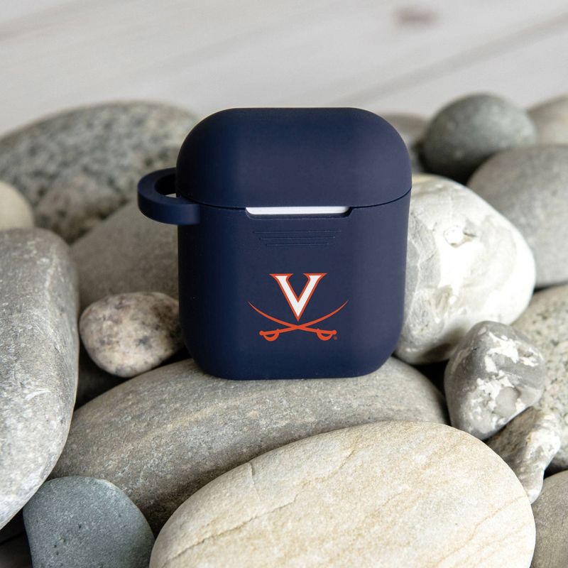 NCAA Virginia Cavaliers Silicone Cover for Apple AirPod Battery Case, 2 of 4