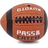 KUYOTQ PassCatch Training Football, Soft Leather Bounce Football Training Equipment to Improve Ball Control, Shooting, and Passing Skills (Reduced) - 2 of 4