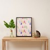 Showmemars Xmas forrest pattern Framed Art Canvas - Society6 - 3 of 4