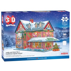 Eurographics: 3D Puzzle: Christmas House - 1100 Pieces - 1 of 4