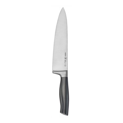 HENCKELS Graphite 13-Piece Knife Set with Block, Kitchen Knife Sharpener, Chef Knife, Steak Knife, Black, Stainless Steel