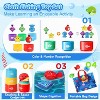 17-in-1 Cloth Fishing Game with Stacking Cups, Color Sorting Montessori Toy for Toddlers - 3 of 4