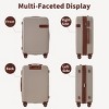 4 Piece Carry On Luggage Set,Expandable Lightweight Suitcases with Spinner Wheels,TSA Lock and Compression Packing Cubes (16"/20"/24"/28")-Cuddlewood - 3 of 4