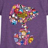 Girls' - Peanuts - Snoopy Silhouette Pattern Fitted Short Sleeve Graphic T-Shirt - 2 of 4