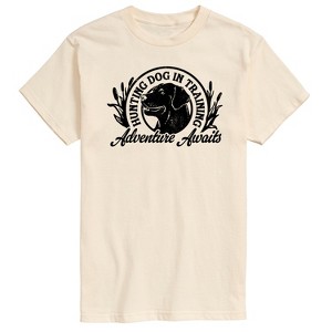 Men's - Instant Message - Hunting Dog Adventure Awaits Short Sleeve Graphic T-Shirt - 1 of 4