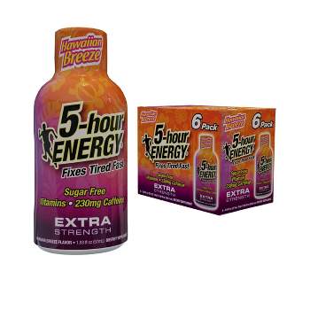 5 Hour Energy Extra Strength Shot - Hawaiian Breeze - 11.58 fl oz/6pk