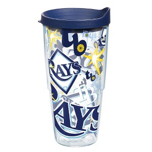 MLB Tampa Bay Rays Classic Tumbler with Lid - 24oz - 1 of 2