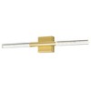 CWI Lighting Dragonswatch Integrated LED Satin Gold Vanity Light - 3 of 4