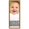 PosterPalooza | Panoramic Modernist Brown Picture Frame - UV Acrylic, Foam Board Backing, Hanging Hardware - 2 of 4