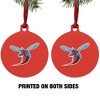 Delaware State University Secondary Aluminum Holiday Christmas Tree Ornament - 3 of 4