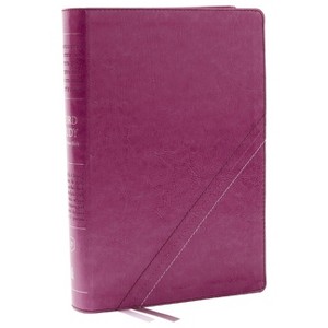 Kjv, Word Study Reference Bible, Leathersoft, Pink, Red Letter, Comfort Print - by  Thomas Nelson (Leather Bound) - 1 of 1