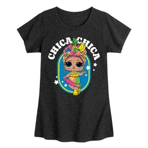 Girls' - LOL Surprise! - Chica Chica Tropical Fitted Short Sleeve Graphic T-Shirt - 1 of 4