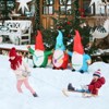 6.6 FT Christmas Inflatable Decoration Inflatable Three Christmas Gnomes Elves Funny Blow Up Yard Decorations for Holiday Party Front Yard Lawn Garden - 2 of 4