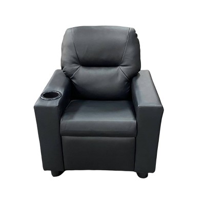 Olive & Opie Oakley Vegan Leather Kids' Recliner
