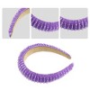 Unique Bargains Crystal Headband Rhinestone Hairband for Women 1.2 Inch Wide 1Pcs - 3 of 4