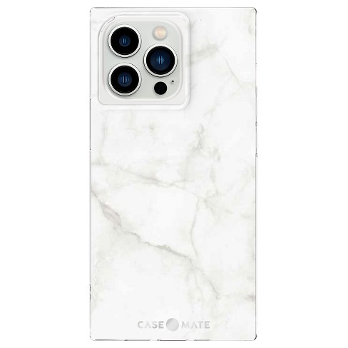 Case-Mate Blox Square Case for Apple iPhone 13 Mini - White Marble