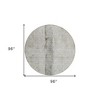 Taupe Beige And Gray Abstract Washable Indoor Outdoor Area Rug - 3 of 4