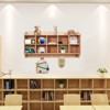 Cubby Storage Organizer Cubes, Daycare Shelves with 10 Cubbies with Hooks and Shelf - 2 of 4