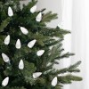 Northlight 100ct Pure White Faceted LED C9 Christmas Lights - 67ft Green Wire - image 4 of 4