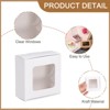 Unique Bargains Paper Party Favor Treats Candy Cookie Packaging with Clear Window Kraft Soap Boxes 16 Pcs - 3 of 4