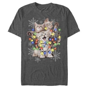 Men's Lost Gods Kitten Lights T-Shirt - 1 of 4