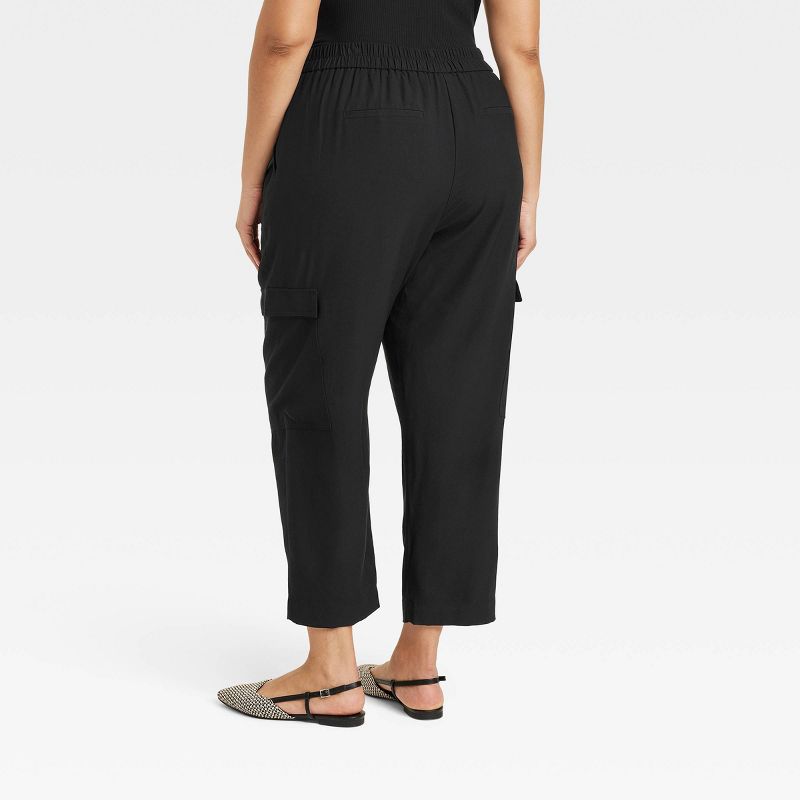  Women's High-Rise Ankle Cargo Pants - A New Day™, 3 of 10