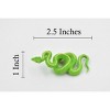 Collectible Wildlife Gifts | Snake, Green Boa, Coiled, Rubber Reptile, Educational, Realistic Hand Painted,  Model,   Gift,      2 1/2"    F4477 B213 - 2 of 4