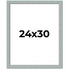 PosterPalooza | Refined Blue Picture Frame - UV Acrylic, Foam Board Backing, Hanging Hardware - 2 of 4