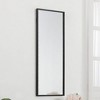 Elegant Lighting Metal frame rectangle mirror 14 inch in Black - 3 of 4