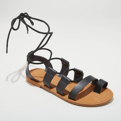 black gladiator sandals target