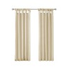 PAGED Faux Silk Blackout Curtains for Bedroom,Window Curtain Panel with Twisted Tab Top,Lined,Curtains for Living Room,Machine Washable - 3 of 4
