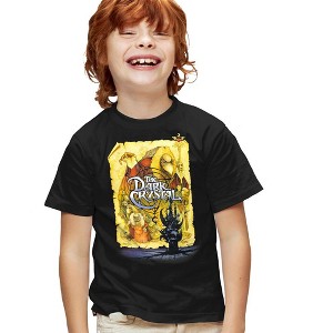 Dark Crystal Poster Kids T Shirt For Youth, Black - 1 of 4