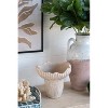 Gulches Coral Planter, Textured Beige Finish, Sand & Cement, 9.3x9x8.7" - 4 of 4