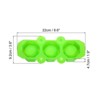 Unique Bargains Silicone Freezer Home Use 3-Cavity Ice Cube Trays - 2 of 4