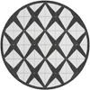 Unique Loom Outdoor Modern X Geometric Woven Area Rug - 2 of 4