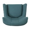 Sapphtopaz Accent Chair Comfy Chair Wood Armchair with Decoration Accent Chairs for Living Room, Bedroom - 3 of 4