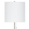 56.5" Metal Stick Floor Lamp (Includes LED Light Bulb) Silver - Cresswell Lighting - 3 of 4
