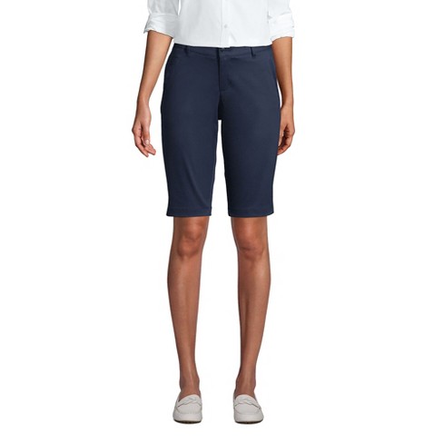 School Uniform Young Women s Stretch Chino Bermuda Shorts Target