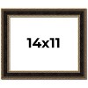 PosterPalooza | Photo Size Ornate Brown Picture Frame - UV Acrylic, Foam Board Backing, Hanging Hardware - 2 of 4
