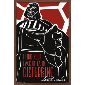 Trends International Star Wars: Saga - Lack of Faith Framed Wall Poster Prints - 1 of 4