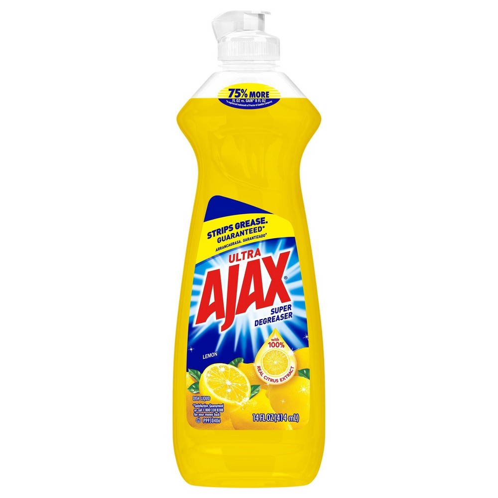 UPC 035000446275 product image for Ajax Ultra Super Degreaser Liquid Dish Soap - Lemon - 14 fl oz | upcitemdb.com