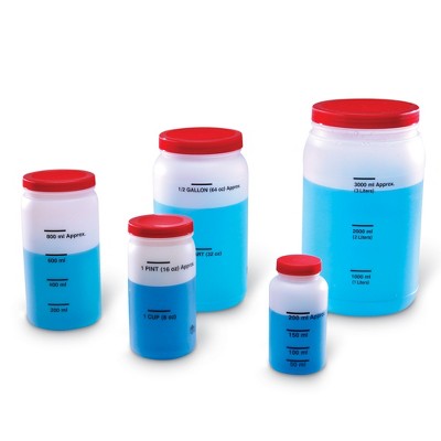 Learning Resources Measuring Jars, Set of 5, Ages 5+
