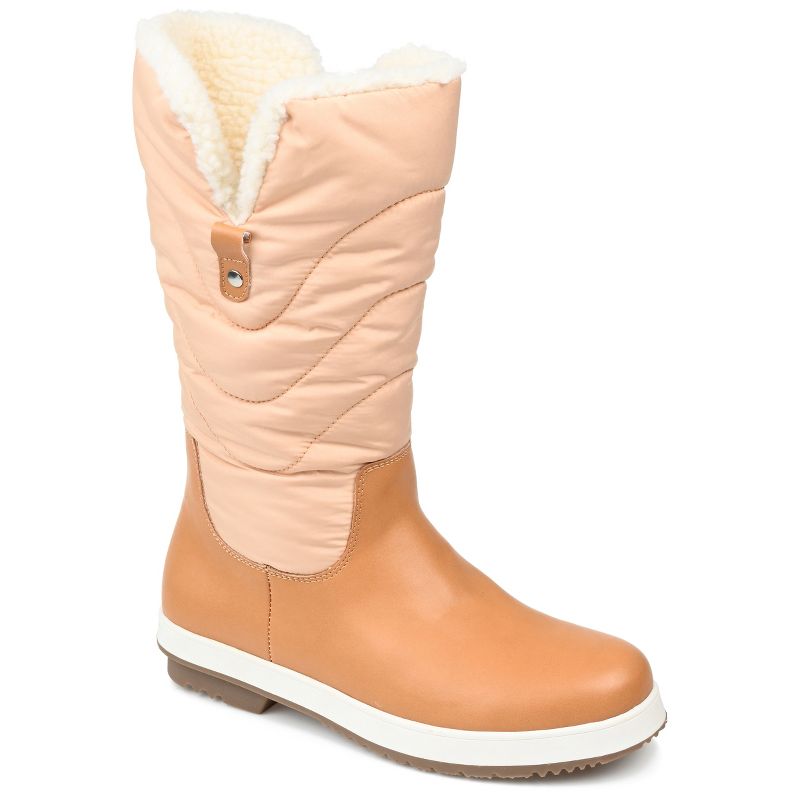 Journee Collection Womens Pippah Tru Comfort Foam Block Heel Winter Boots, 1 of 11